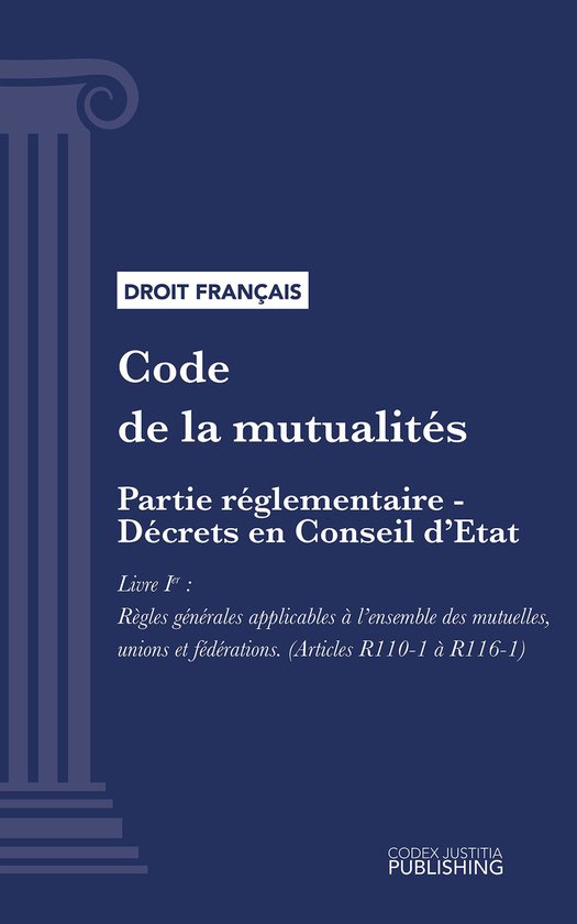 Code de la mutualité - cover