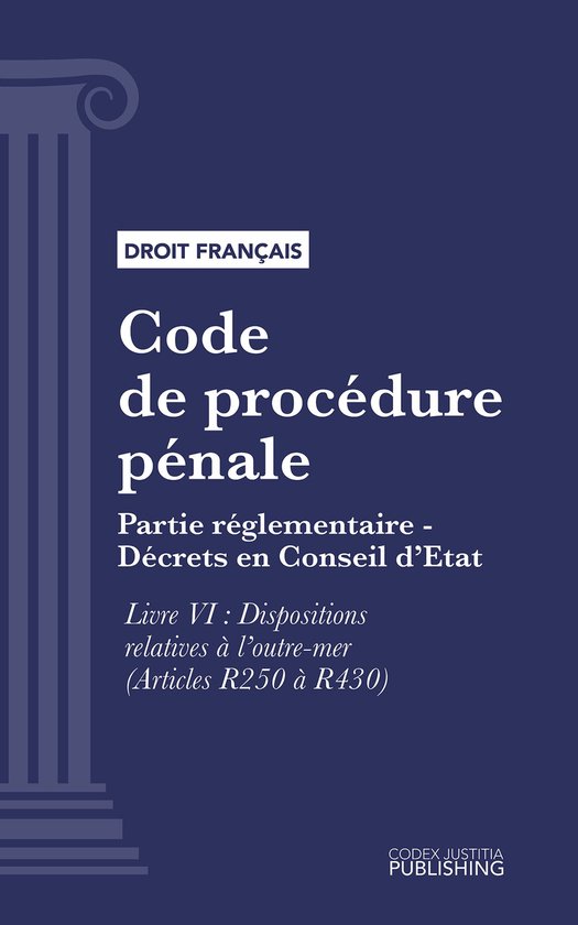 Code de procédure pénale - cover