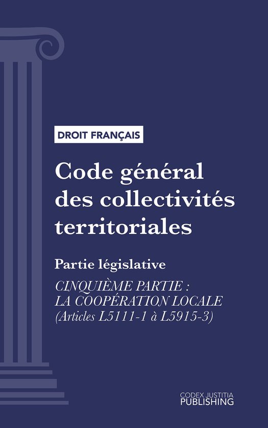Code général des collectivités territoriales - cover