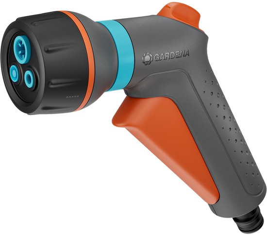 GARDENA Classic compacte multifunctionele broes met 3 sproeistanden, verstelbare waterstraal, UV-bestendig, vorstbeschermd