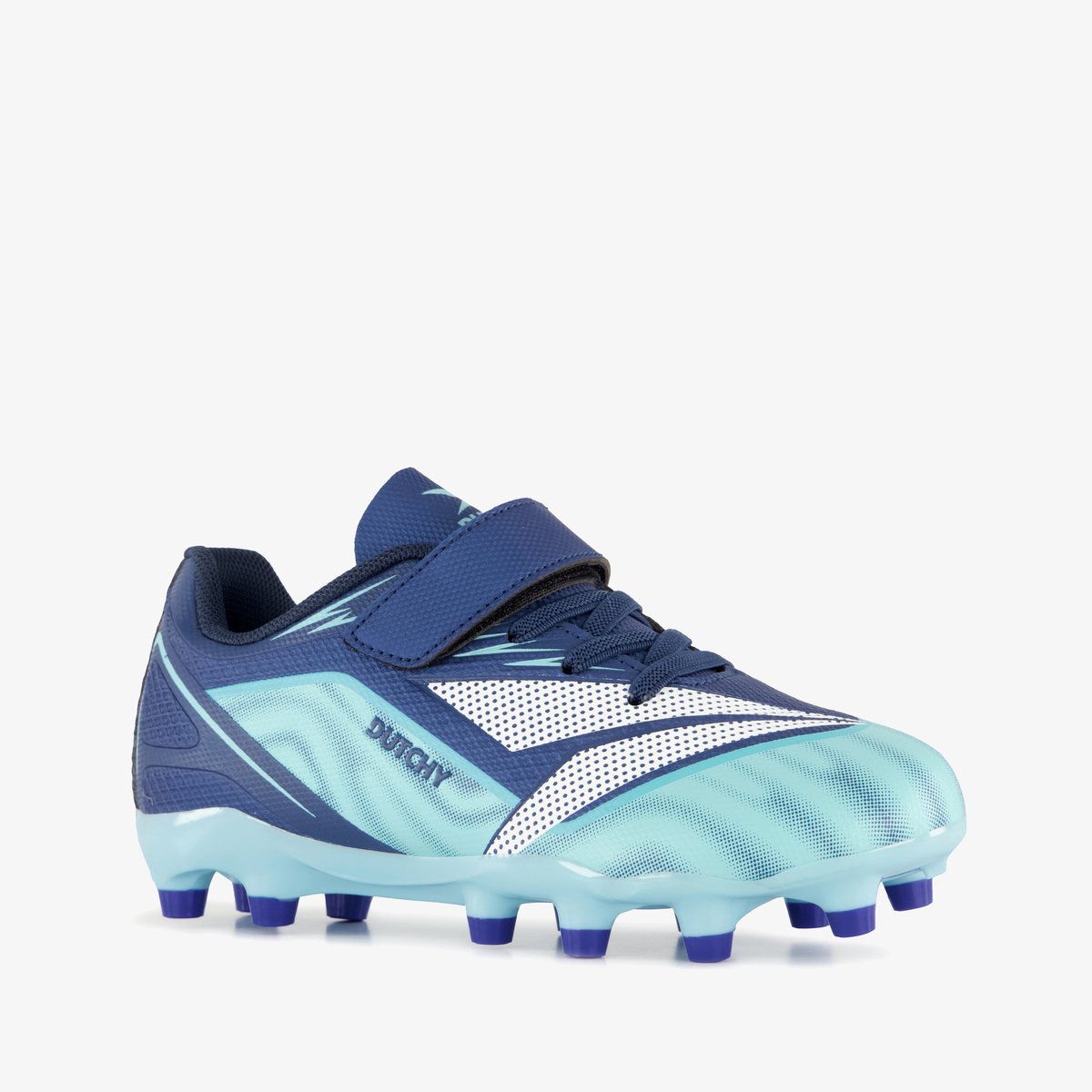 Dutchy FG kinder voetbalschoenen blauw - Maat 31 - Uitneembare zool