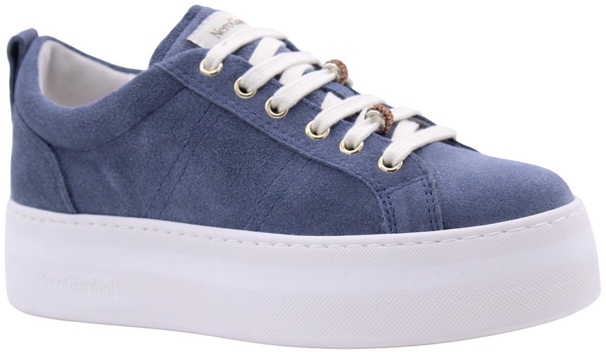 Sneaker Nerogiardini Velour Pu.Monod.Fiumara L18 - Fashion Wear - Vrouwen