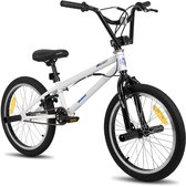 Hiland 20 Inch Freestyle BMX Fiets - Voor Kinderen & Jeugd - 360 Graden Gyro Systeem - Inclusief 4 Pegs (Voetsteunen) - Meerdere Kleuren - Geschikt voor buitenactiviteiten in de lente