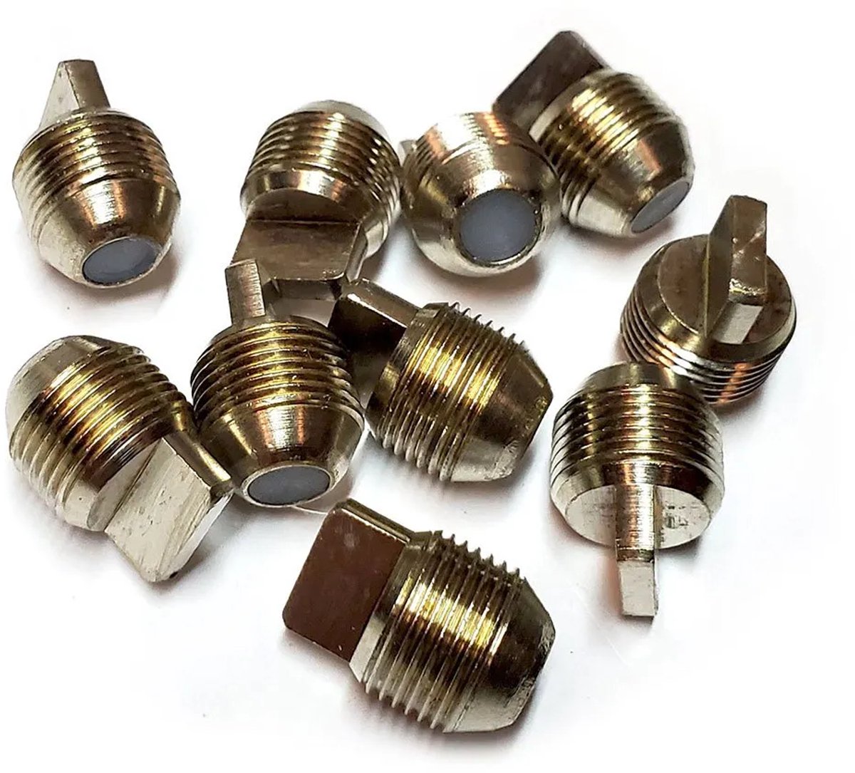 Metalsub Model B Sluitklep 10 Eenheden Goud