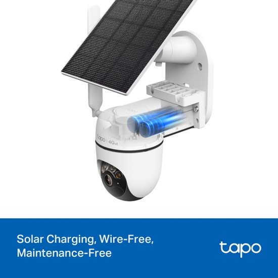 Tapo C615G KIT - beveiligingscamera buiten - Solar - 4G LTE camera - 2K 3MP - AI tracking - IP65 van Tapo — afbeelding 5