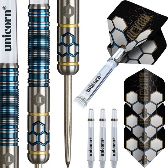 Unicorn Hexium 2 Blue Gold 90% - Dartpijlen van Unicorn — afbeelding 4