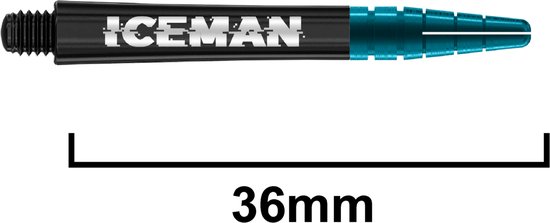 Red Dragon Nitrotech Ionic Gerwyn Price Black - Dart Shafts van Red Dragon — afbeelding 2