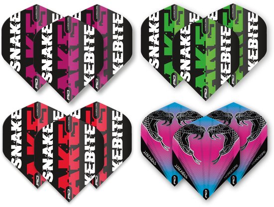 Red Dragon Peter Wright Snakebite Double World Champion Flight Collection - Dart Flights van Red Dragon — afbeelding 4