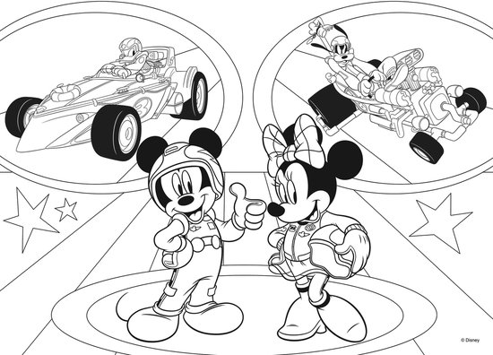 Lisciani - Puzzel - Disney Mickey Roadster racers - Maxi vloerpuzzel 24 ...