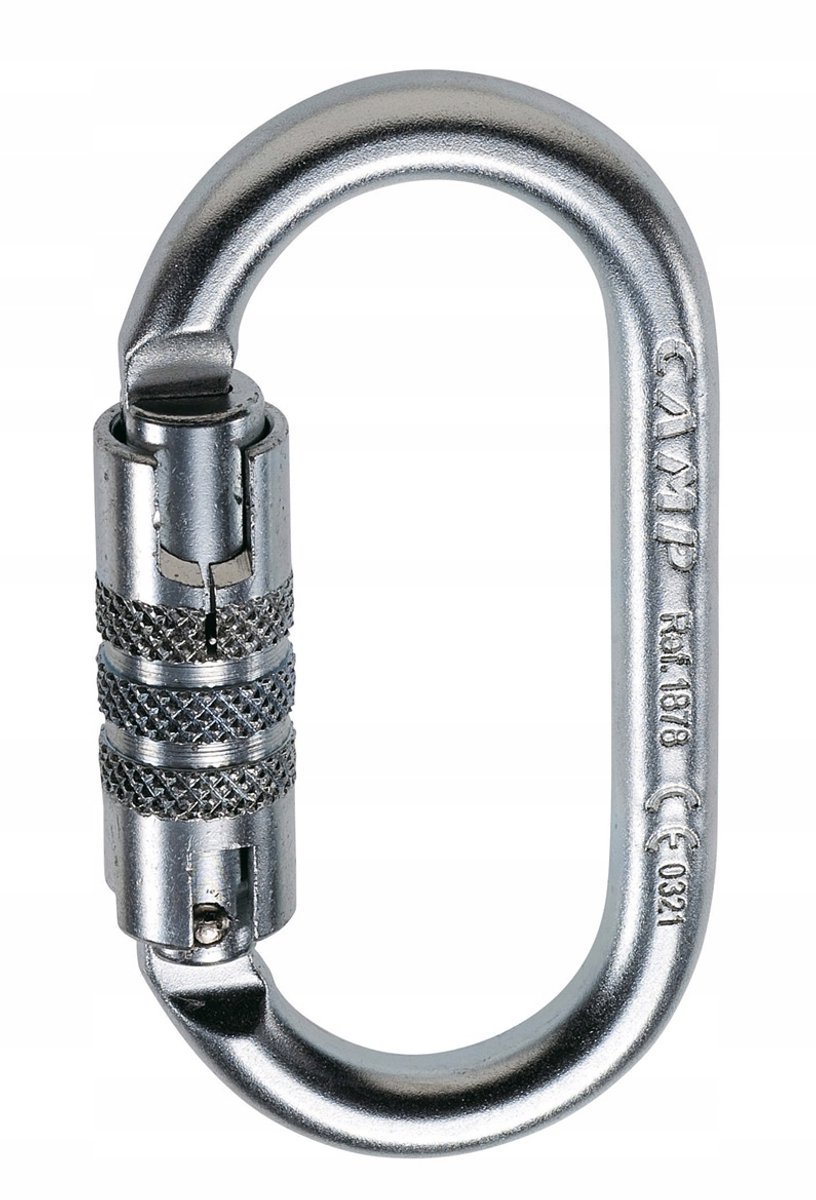 CAMP Oval Pro K-Lock Stalen Karabijnhaak - Hoge Sterkte
