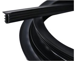 1.6m Windshield Sealing Strips - Car Door Rubber Windshield Strip - Dashboard Windshield Edges Anti-Noise Sealing Strips Trim - Zwart