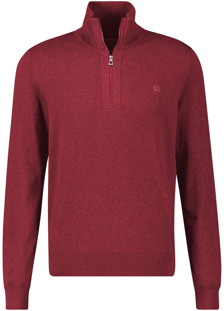 LERROS - Heren pull - Maat L - Mannen - Rood - katoen