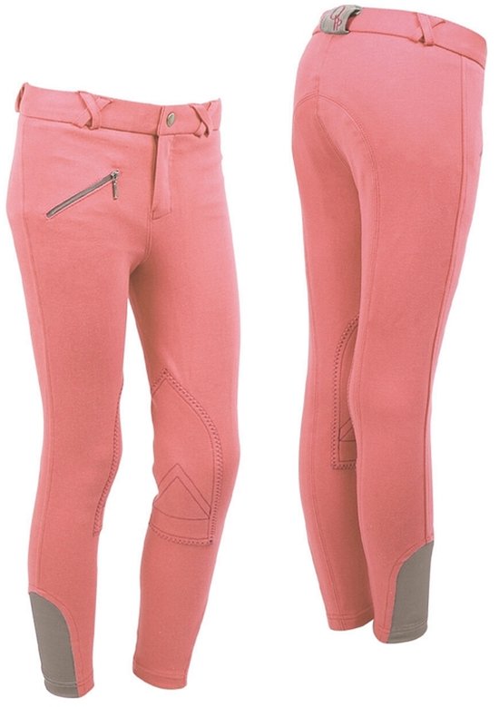 QHP Pantalon d'équitation Junior - taille 152 - rose flamant rose