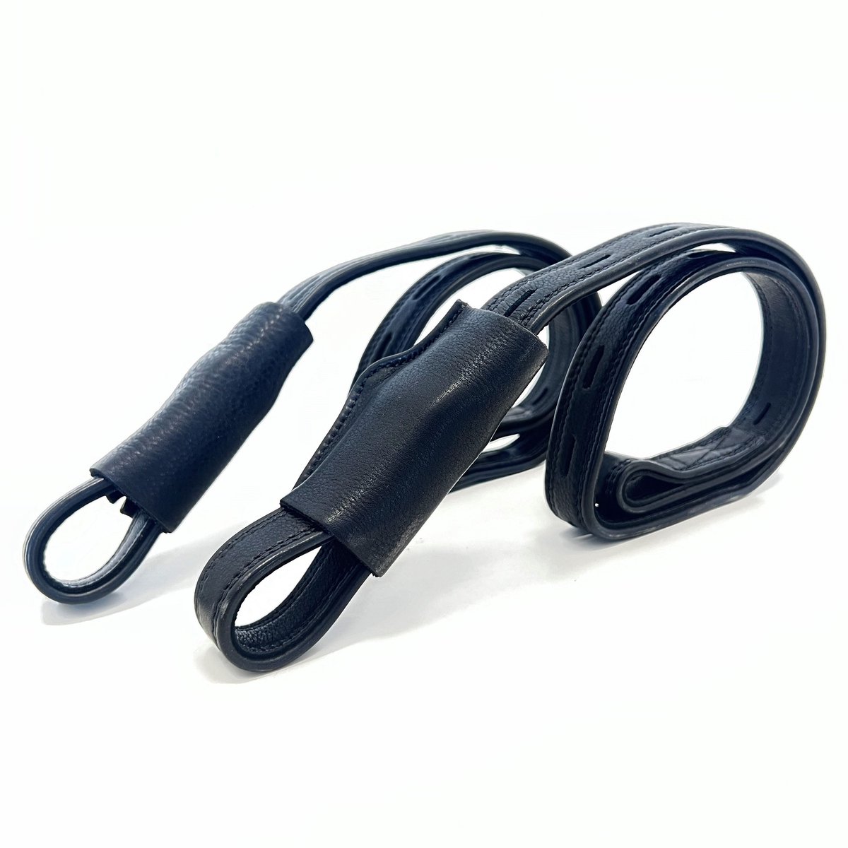 DKR SPORTS STIJGBEUGELRIEMEN MONO DRESSAGE Zwart