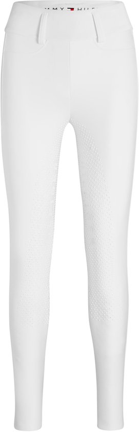 TOMMY HILFIGER DAMES TREGGING HIGHLAND HYBRID FULLGRIP Wit