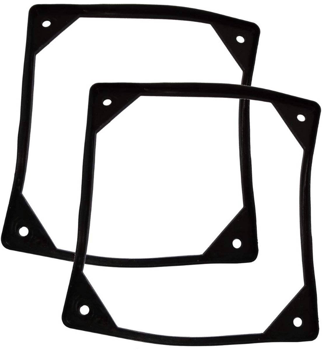 Rubberen afdichting 120 x 120 mm voor ventilatierooster en PC-ventilator