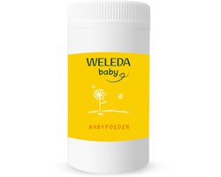 WELEDA Babypoeder - Calendula, Arnica & Echinacea - Verzorgt & Beschermt Geïrriteerde Huidplooitjes - 100% Natuurlijke Ingrediënten - 20g