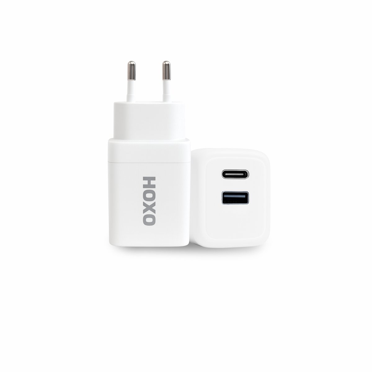 33W Snellader - USB C Adapter - USB C & USB A - USB C Oplader met 2 poorten - Geschikt voor Smartphone & Tablets