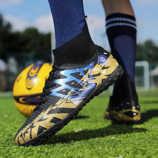 adidas Mundial World Cup IJzeren-Nop Voetbalschoenen (SG) Wit Zwart Goud