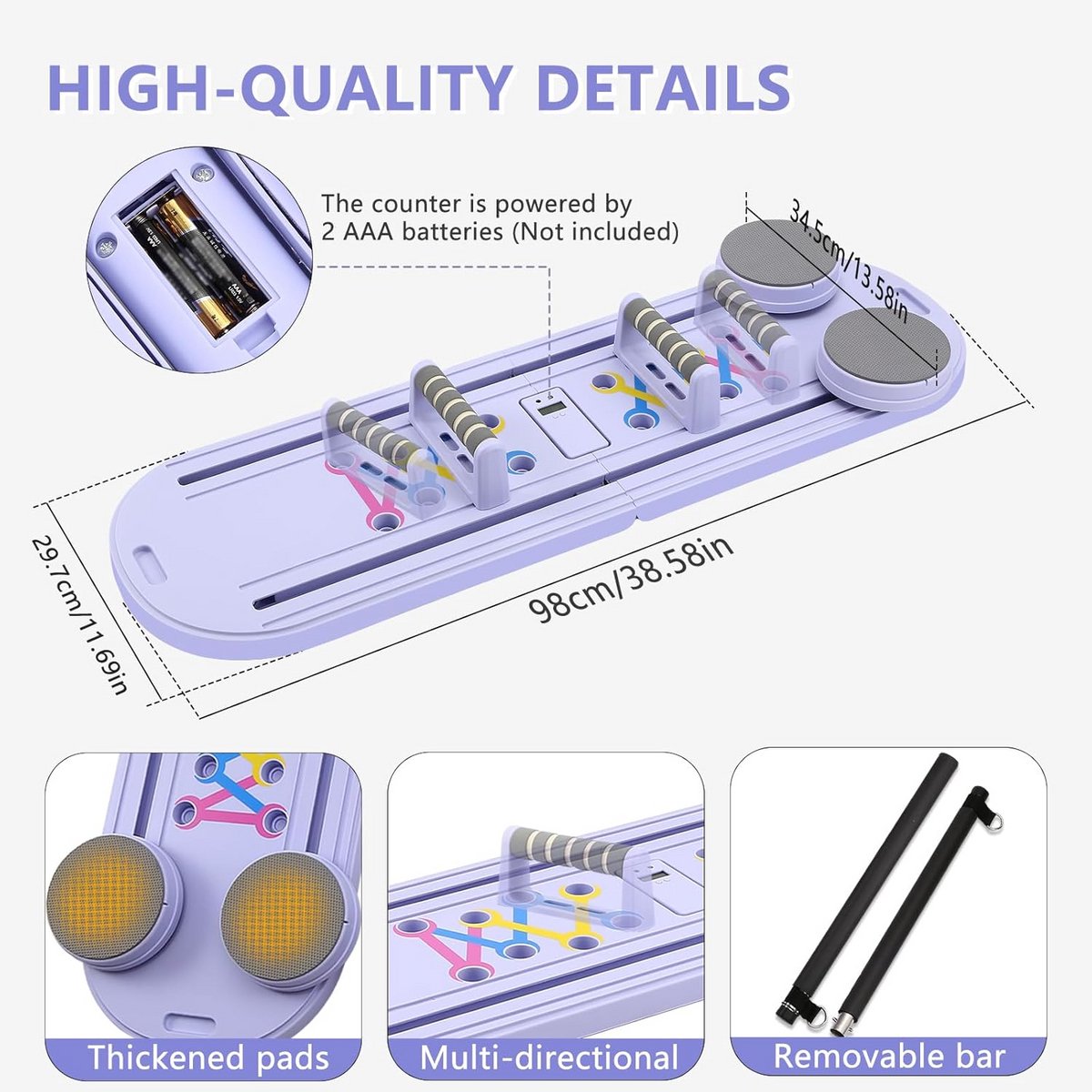 Inklapbare Pilates Board - afbeelding 3