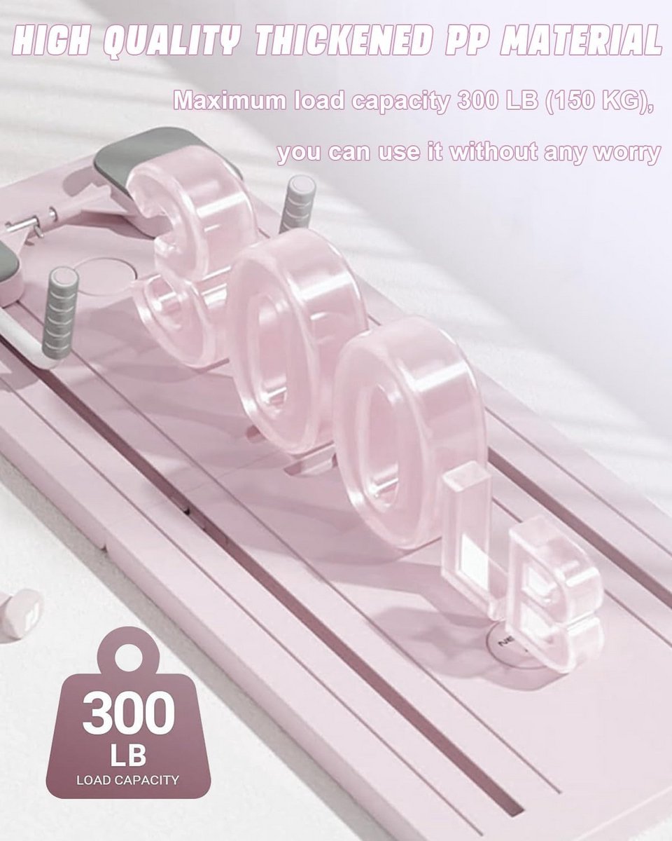 Pilates Opvouwbaar Reformer Board met - afbeelding 2