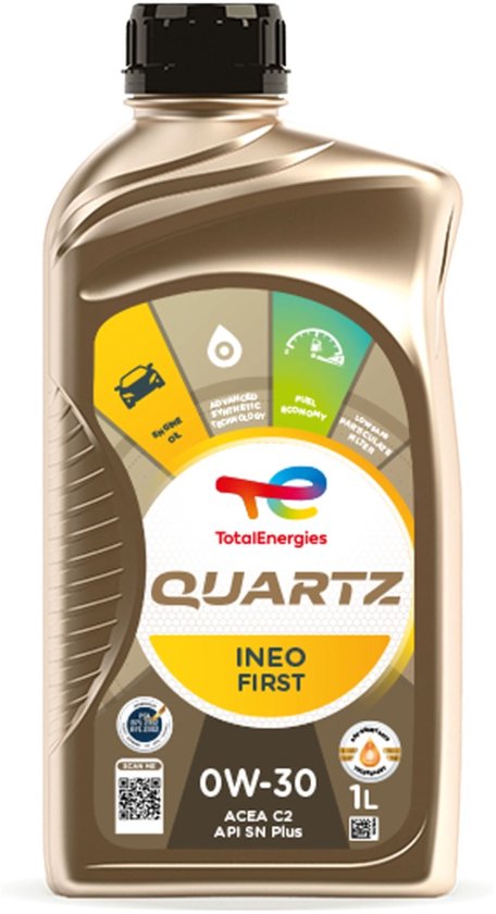 Huile moteur Total Quartz Ineo First 0w30 1 litre