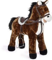 Pink Papaya staand paard om op te zitten | 60cm speelpaard om op te rijden Timmy | paard om op te rijden voor kinderen met geluid | rijpaard