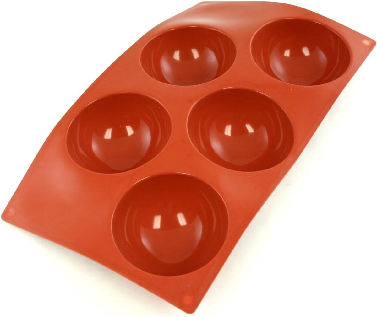 Siliconen vulvorm voor halve bollen - ideaal voor diverse lekkernijen