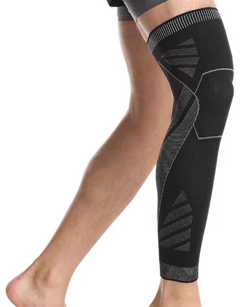Finnacle - Compressiebrace - Been Brace/Ondersteuning - Steunband - Sportband - Large - Zwart