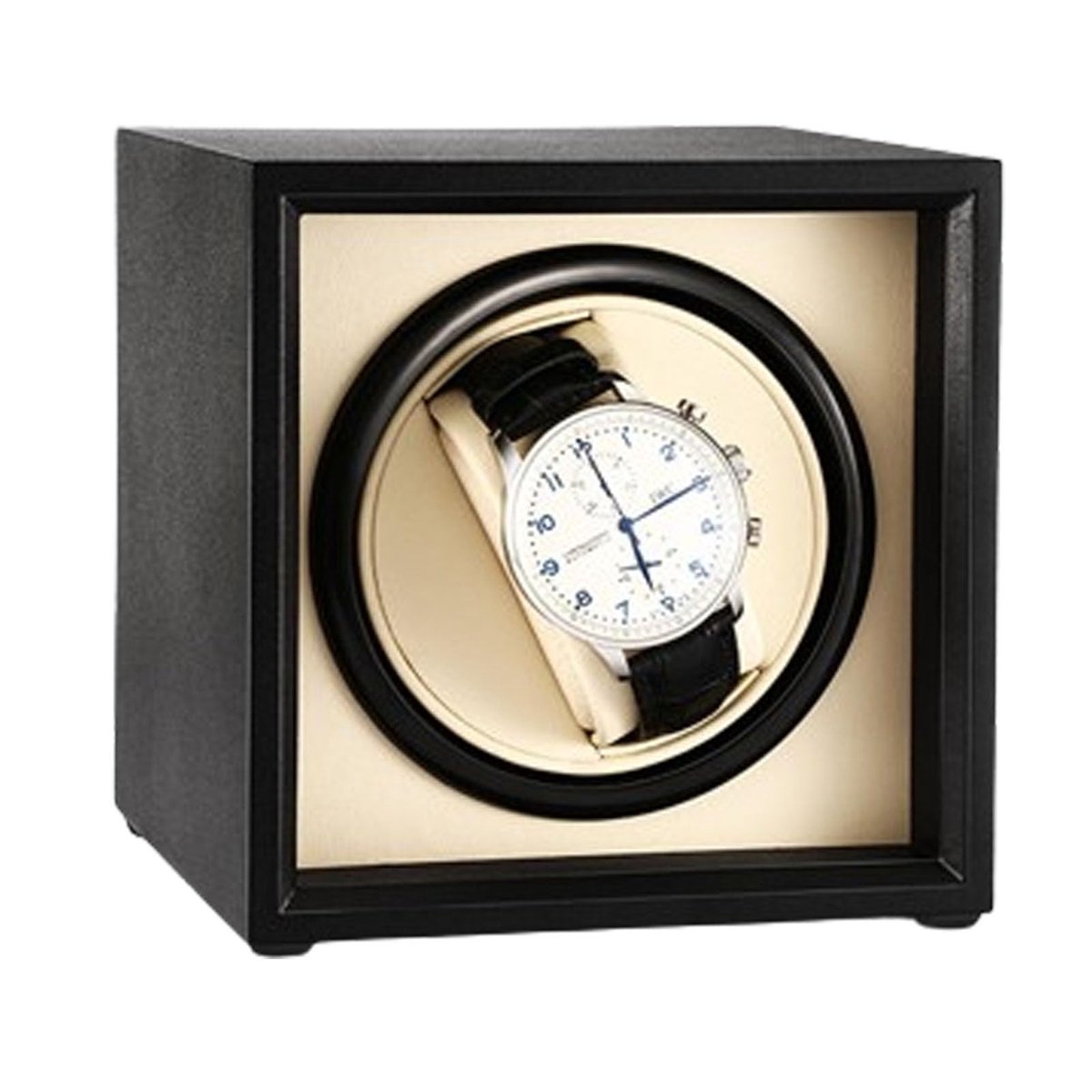 Ynkkvre - Horloge Opbergbox - Watchwinder - Horloge Opwinder - Luxe Horloge Opwinder - Horloge Winder - Ambachtelijk Hout - Ultra Stille Motor - Verstelbare Kussens