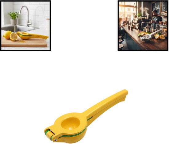 Handmatige citruspers voor citroenen en limoenen, ergonomisch ontworpen handmatige citruspers, gebruiksvriendelijke pers van aluminiumlegering. — afbeelding 3