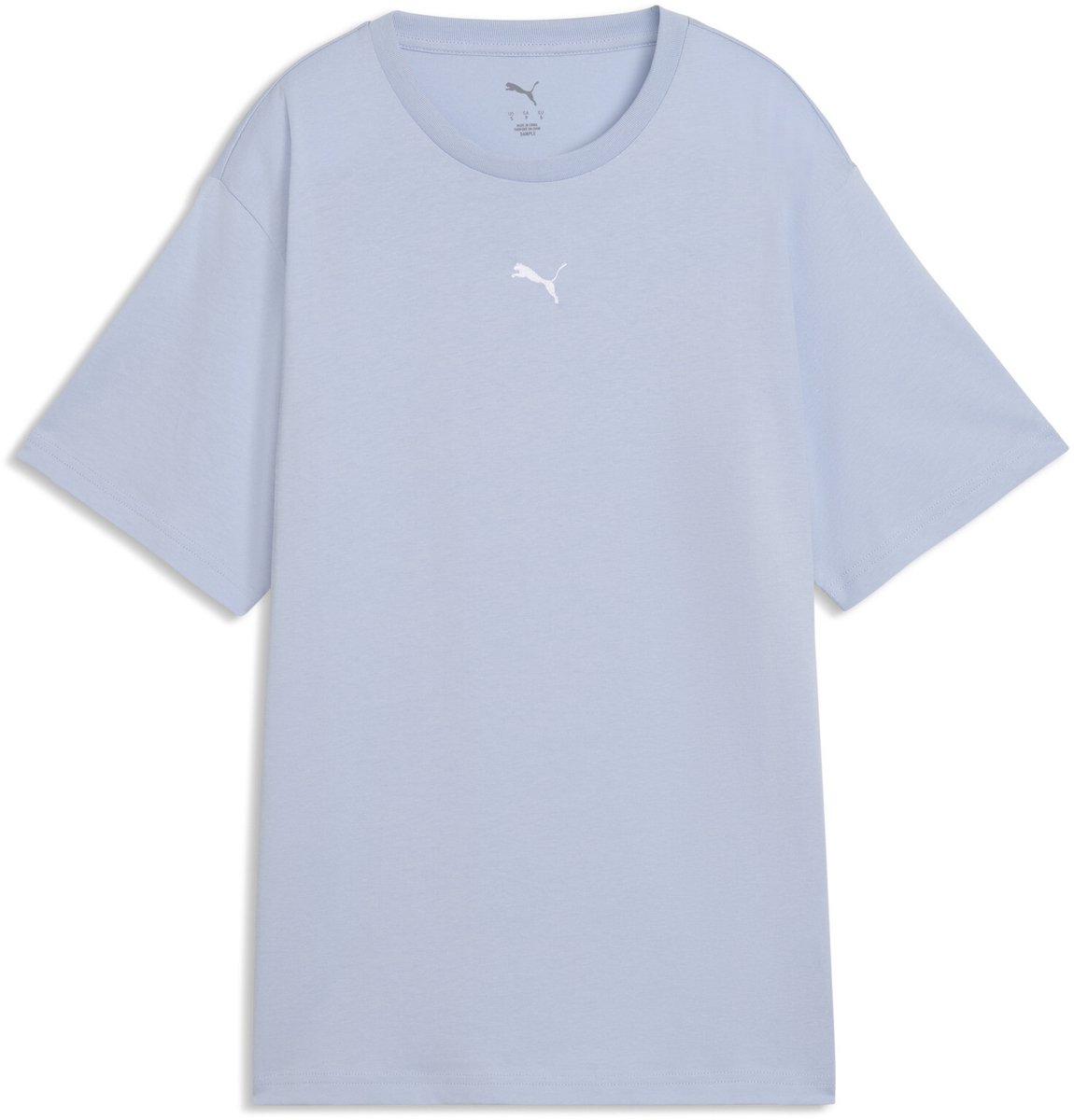 PUMA ESS Relaxed Tee Dames T-shirt Snow Mountain Blauw