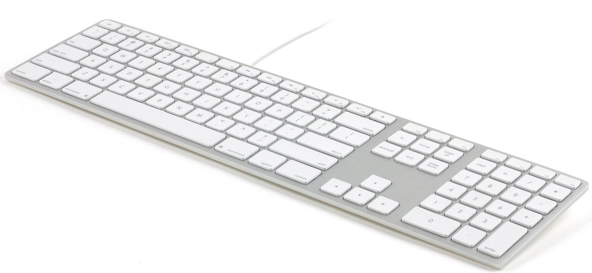 Bedraad Toetsenbord met RGB Backlight (Zilver)