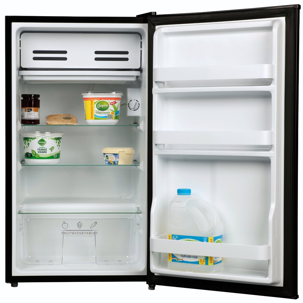 Salora COOLFREEZE47BL - Koelkast - Koelkast Tafelmodel - Koelkasten - Zwart - 93 L - 2025 — afbeelding 4