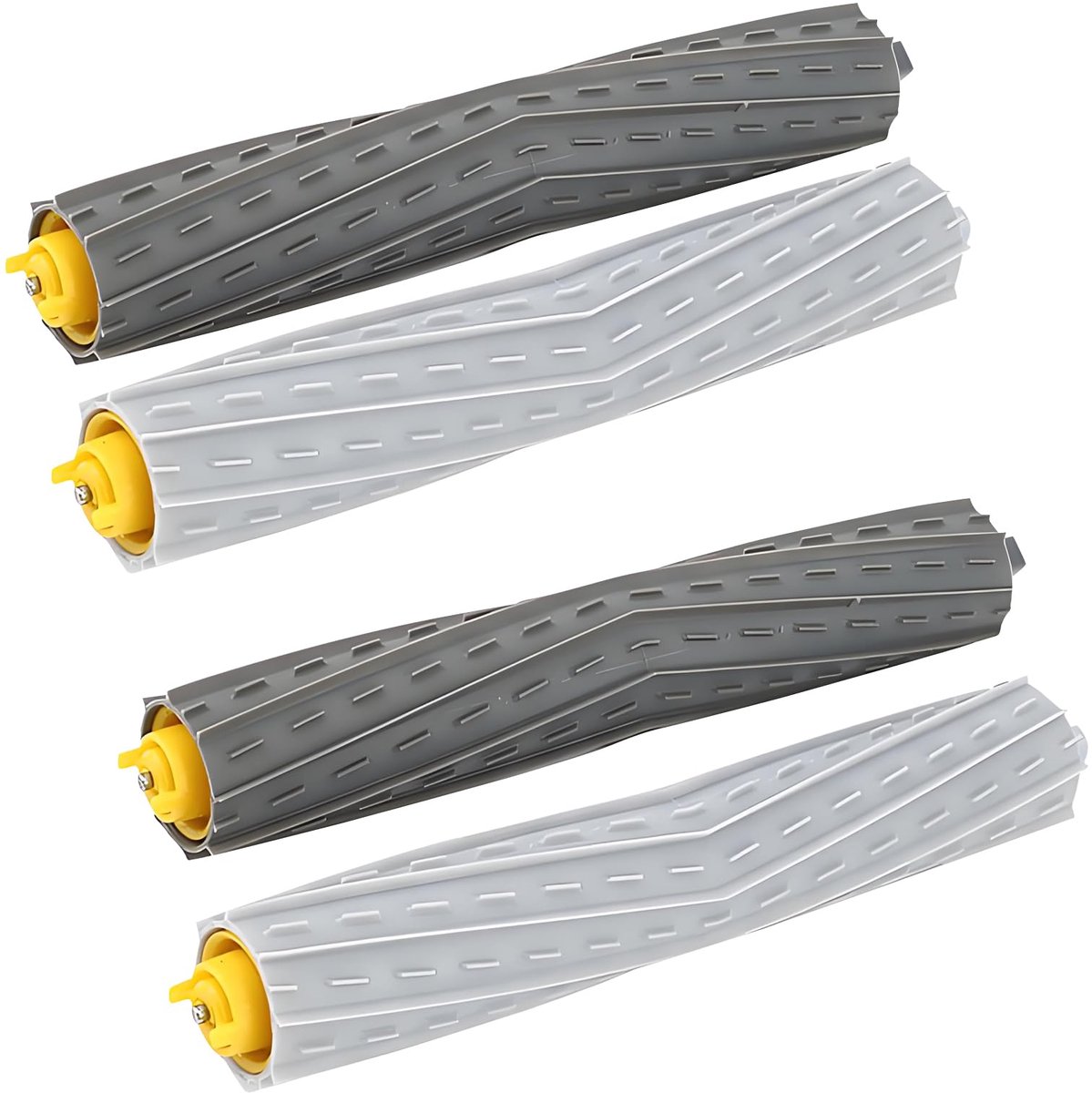 2 paar - Accessoires voor robotstofzuigers - Hoofdborstel voor iRobot Roomba 800- en 900-serie - Vervangende borstel voor modellen 860, 870, 880, 980 - Reinigingsborstel - Reinigingsaccessoires - Diverse kleuren