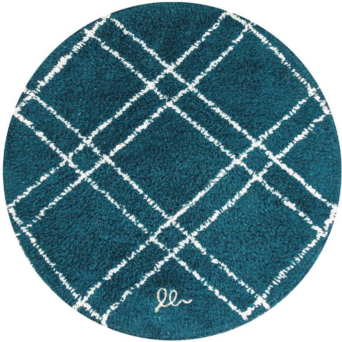 Rond Antislip Badkamertapijt 3-Delige Set Wasbaar in Diverse Kleuren en Maten (75 cm)