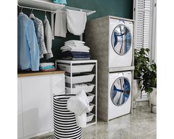 Wasruimte kast voor wasmachine en droger - 66 x 180 x 65 cm