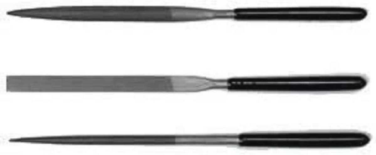 3-delige Vijlset - 16 cm Lang - Perfect voor Modelbouw en Handwerk