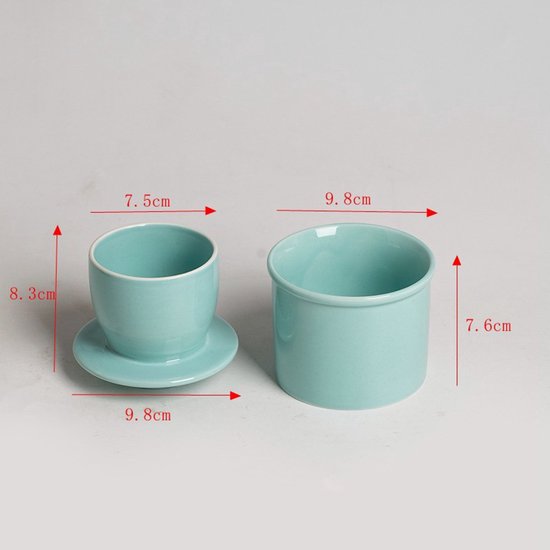 Grand Beurrier Avec Couvercle, Récipient à Beurre En Porcelaine Avec Grand Beurrier Avec Couvercle, Récipient à Beurre En Porcelaine Avec