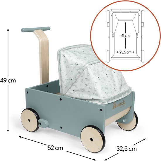 hauck Learn to Walk Dolls- 2-in-1 loopstoeltje en poppenwagen - Dolls van Merkloos — afbeelding 2