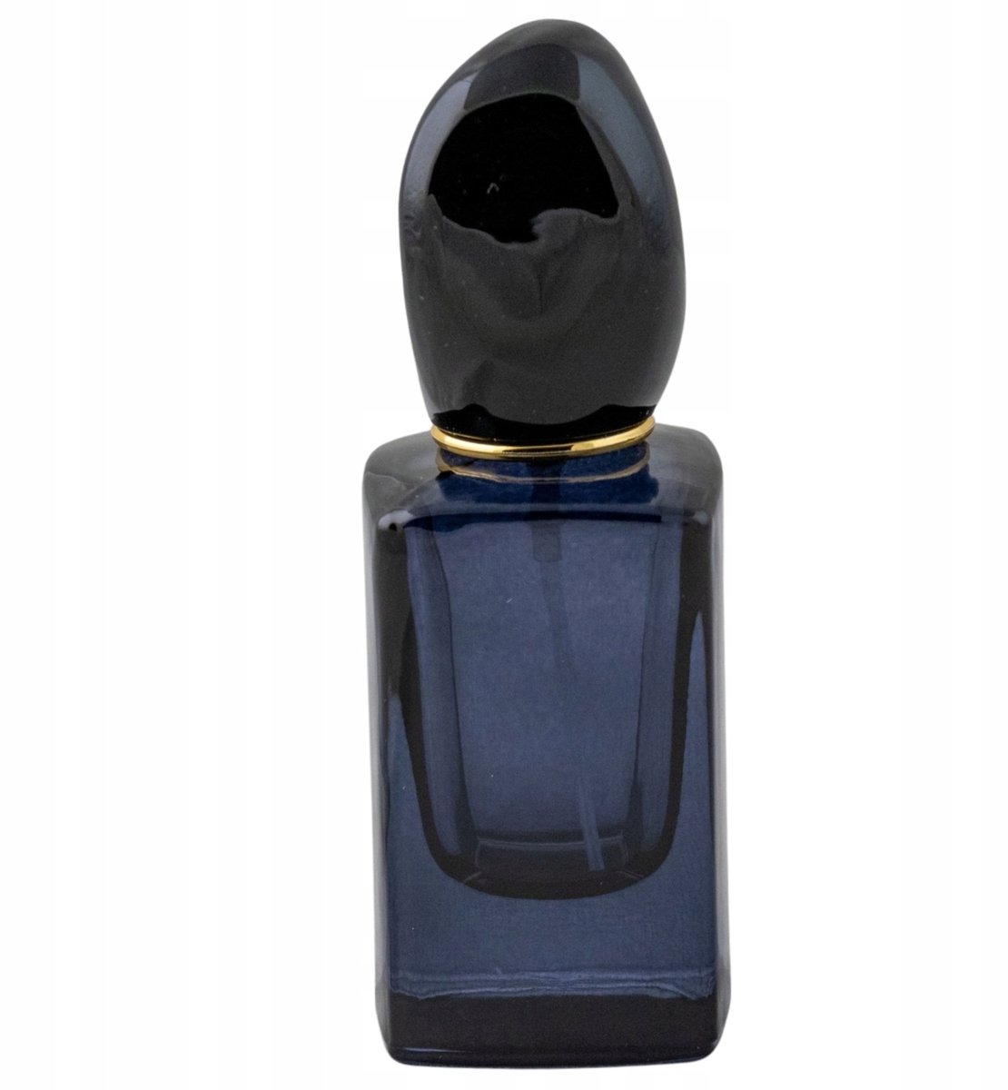 Luxe Glazen Parfumflesje met Vernevelaar - Zwart Kristal 30ml