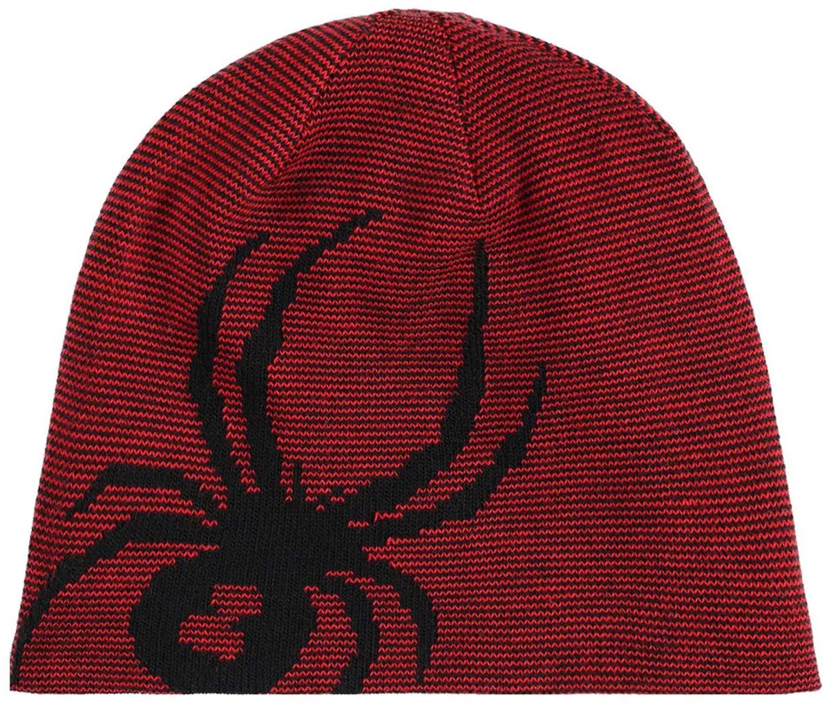 Spyder Reversible Bug Muts Rood XS-S Jongens,Meisjes