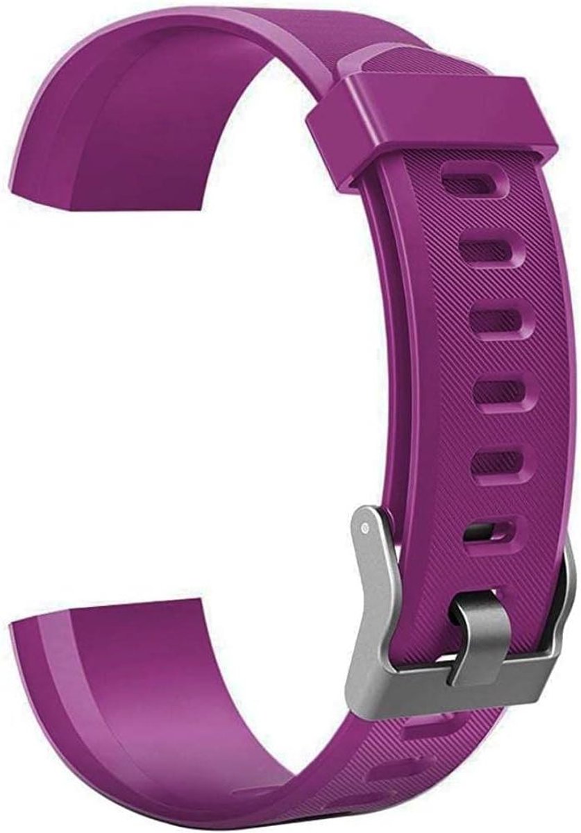 Allecta - Siliconen Horlogeband in Paars voor ID115Plus HR Smartwatch - Vervanging Polsband met Quick Release - Geschikt voor 170 mm-225 mm Polsmaat