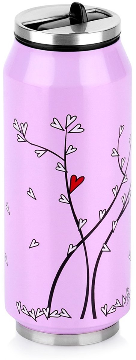 Orion - Thermosbeker - Roze - Stalen Thermoskan - 400ml - Dubbele Wand