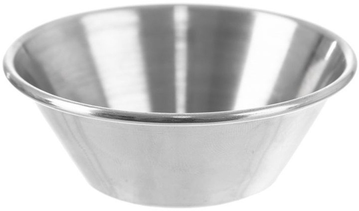 Orion - Stalen Sauskom - 6,5 cm - 40 ml - Vaatwasserbestendig