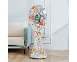 5 delige ventilatorkap, stofdichte elektrische ventilator stofkap all-inclusive staande ronde vloer voor staande vloerventilatoren
