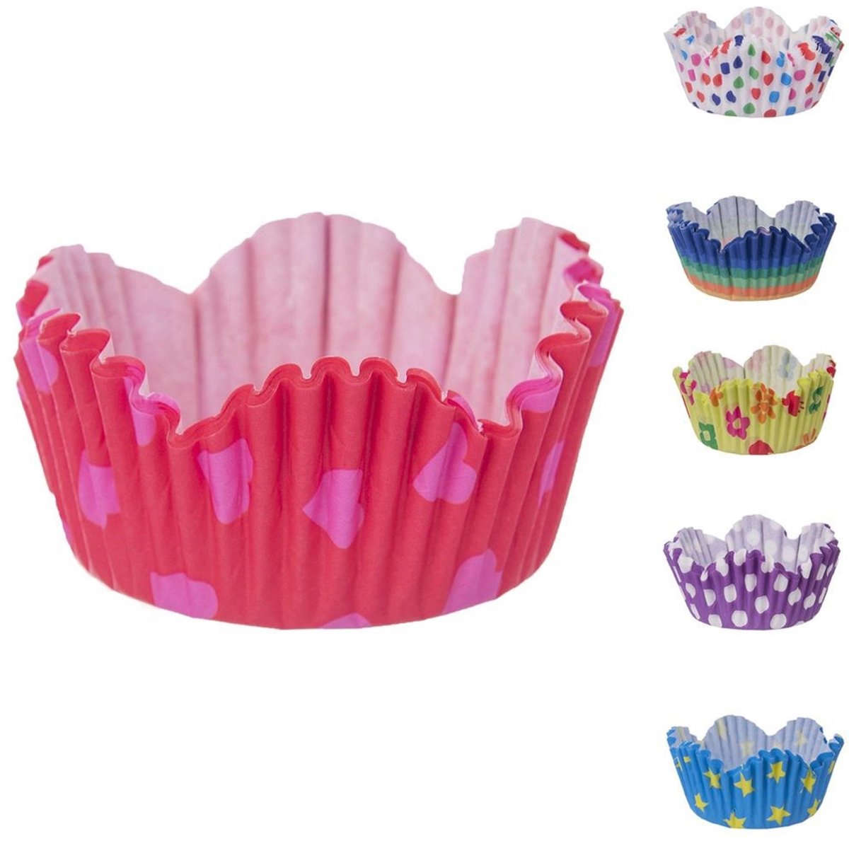 Orion - Papieren Muffinvormpjes - 7 cm - 80 stuks - Hittebestendig