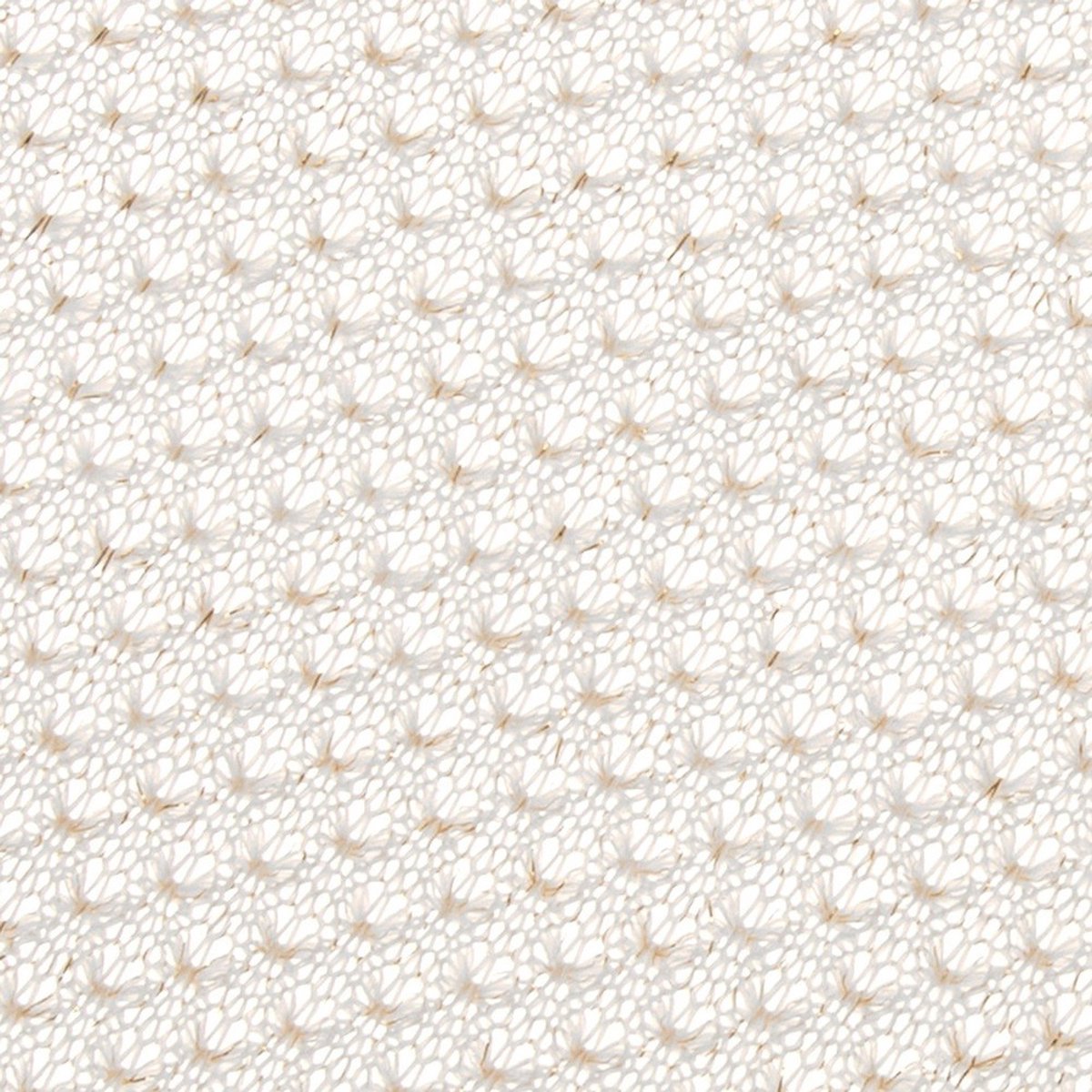 Home Styling Collection Placemat - 45 x 30 cm - Crème met Gouddraad - Luxe Tafelmat - Hittebestendig & Afneembaar - Decoratieve Onderzetter