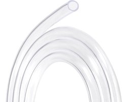 Allecta - PVC doorzichtige vinylbuis 6mm ID 9mm OD 2M lengte - Food Grade - flexibele waterpijp voor wateroverdracht, olie, lucht - tuin irrigatie - waterslang - aquarium