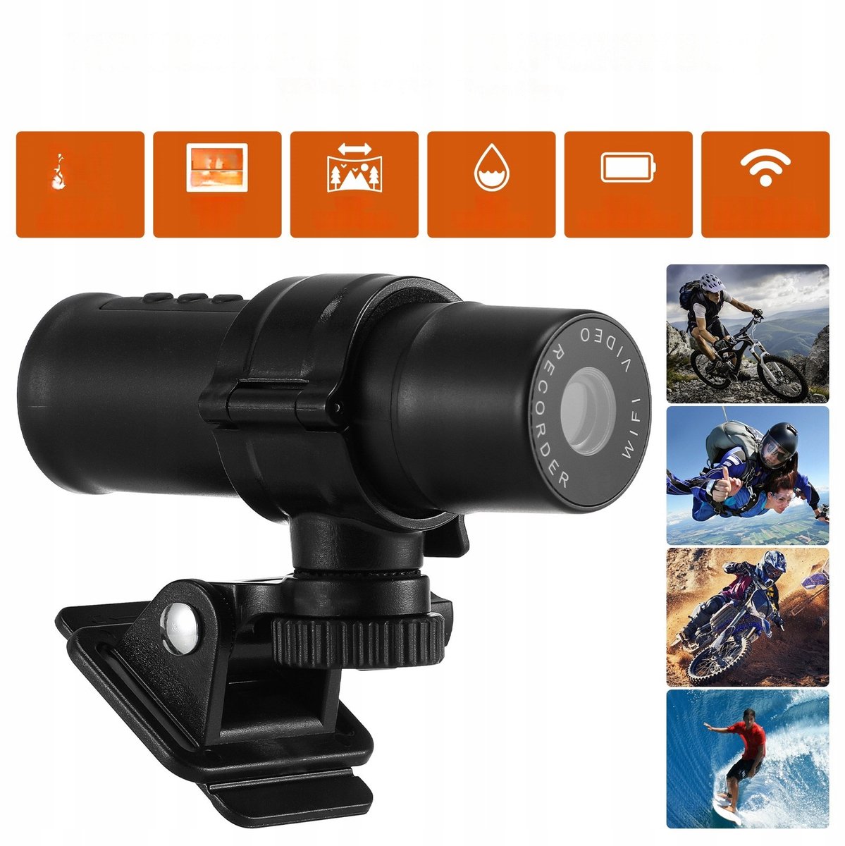 Mini-actiecamera Met 1080p HD - Kleine Sportcamera Voor Vloggen Beeldstabilisatie Magnetische Bevestiging Mini-actiecamera Met 1080p HD - Kleine Sportcamera Voor Vloggen Beeldstabilisatie Magnetische Bevestiging